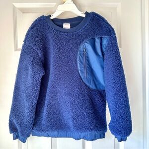 Hanna Andersson Faux Shearling Sweatshirt